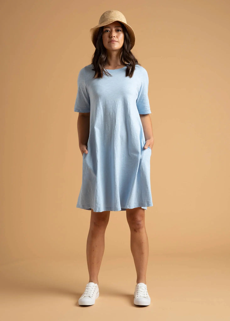 Good Tee Dress - Sky by And For Good And For Good