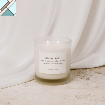 HIPPIE SOUL Natural Candle by Orchid + Ash ORCHID + ASH