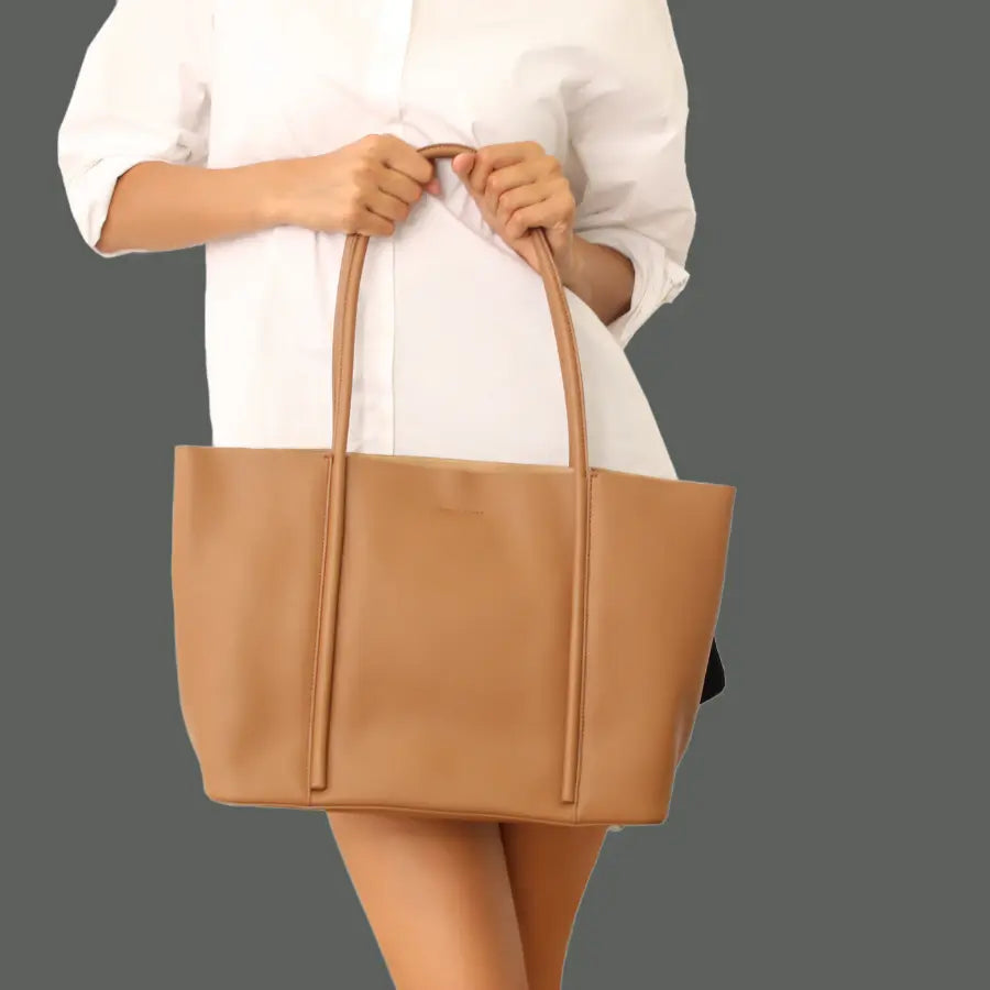 Handbag, Women Leather Bag, Roomy Bag, Top Handle Bag, Classic Leather Tote Bag for Everyday Use by Dioura Dioura