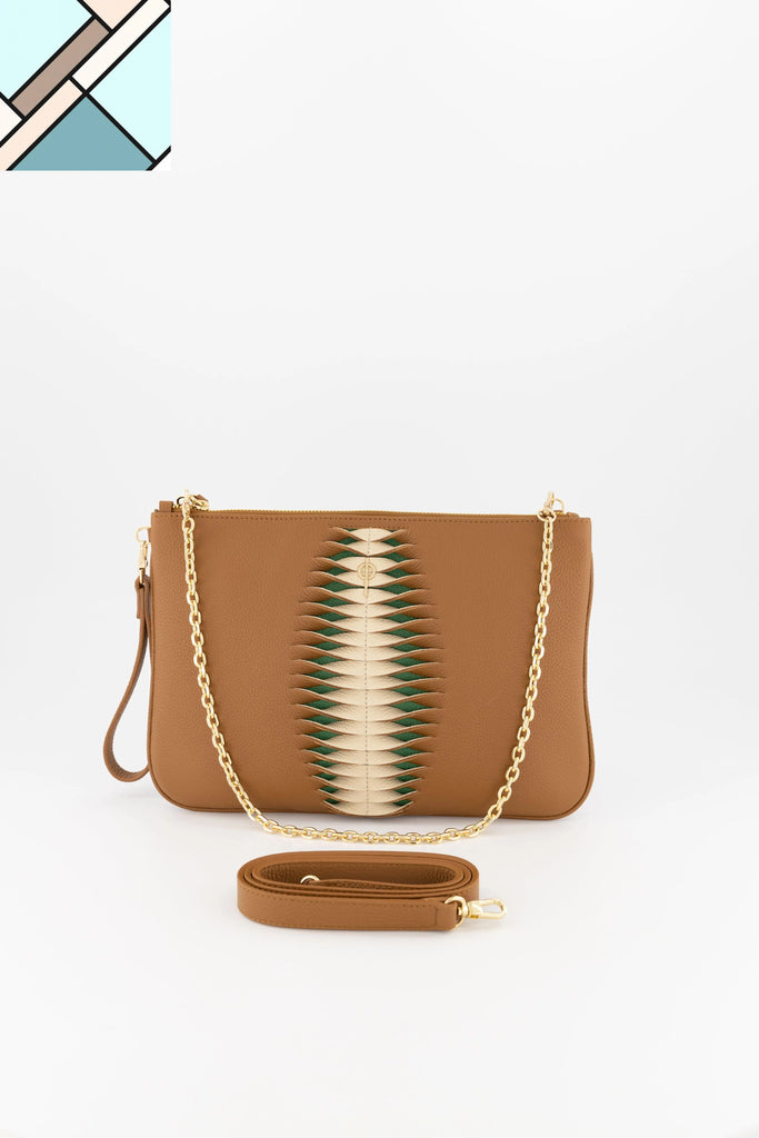 Hera Clutch Bag Tan OTRERA