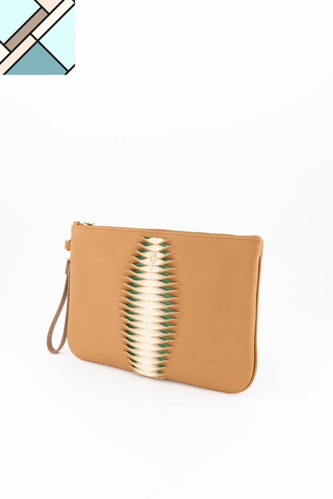 Hera Clutch Bag Tan OTRERA