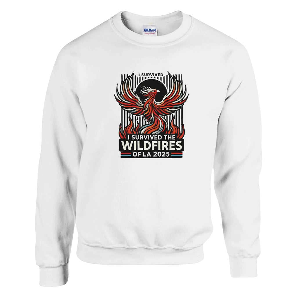 I Survived The Wildfires of LA Classic Unisex Crewneck Sweatshirt - Ladiesse