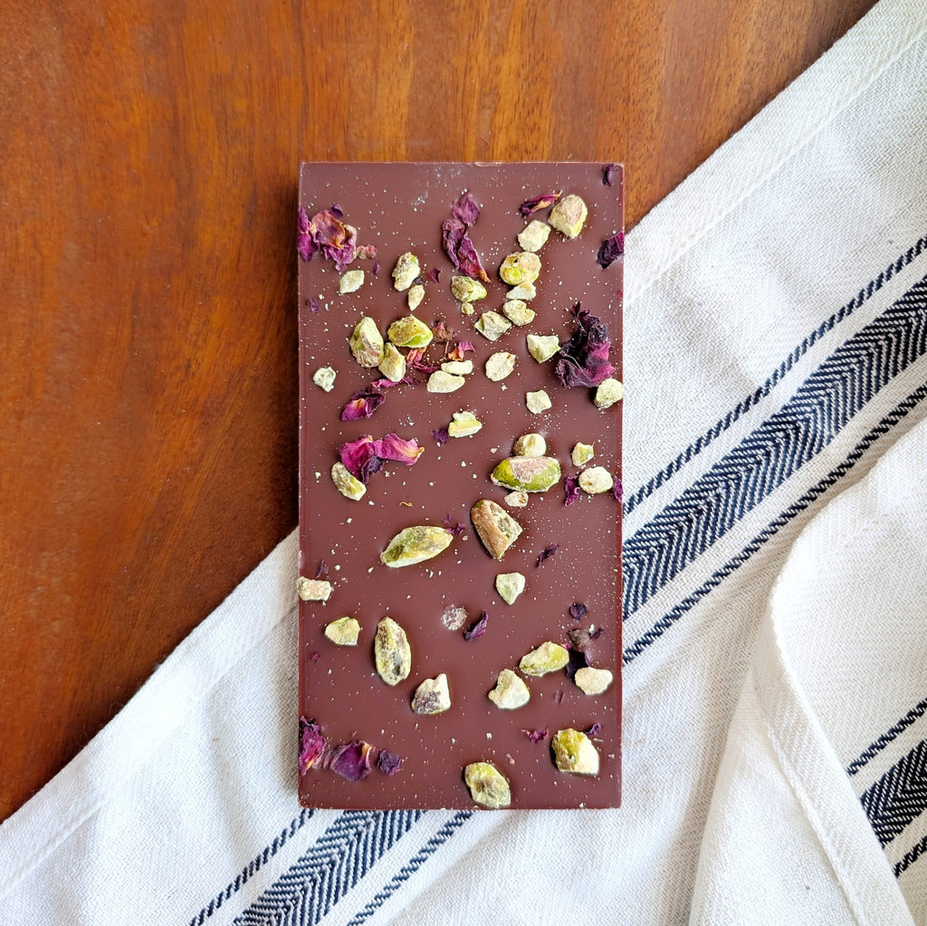 Rose Pistachio - 50% Cacao by Madhu Chocolate Madhu Chocolate