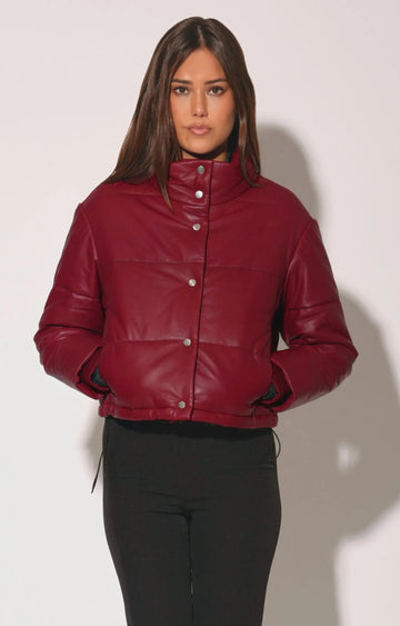 Jesse Jacket, Garnet - Leather by Walter Baker Walter Baker