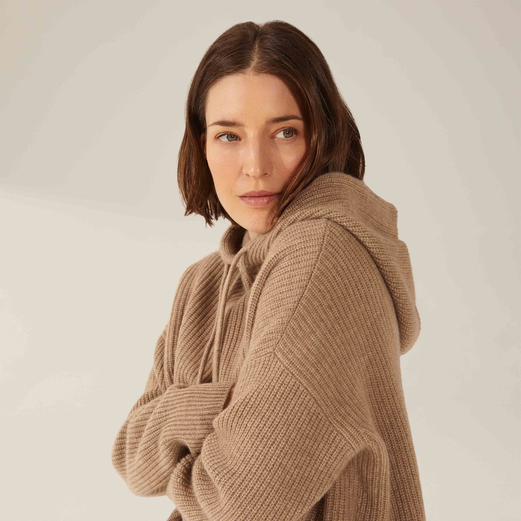 Josie Chunky Cashmere Hoodie by Italic Italic