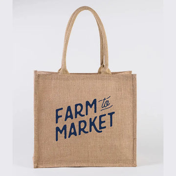 Jute Natural Farm to Market Bag by ShoreBags ShoreBags