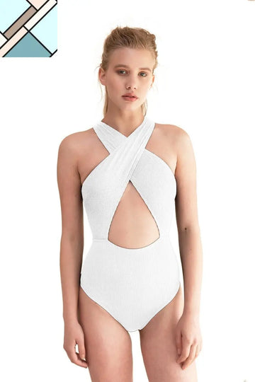 Keemala Front Cross One Piece Swimsuit MOVOM