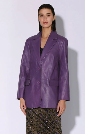 Kira Blazer, Amethyst - Leather by Walter Baker Walter Baker