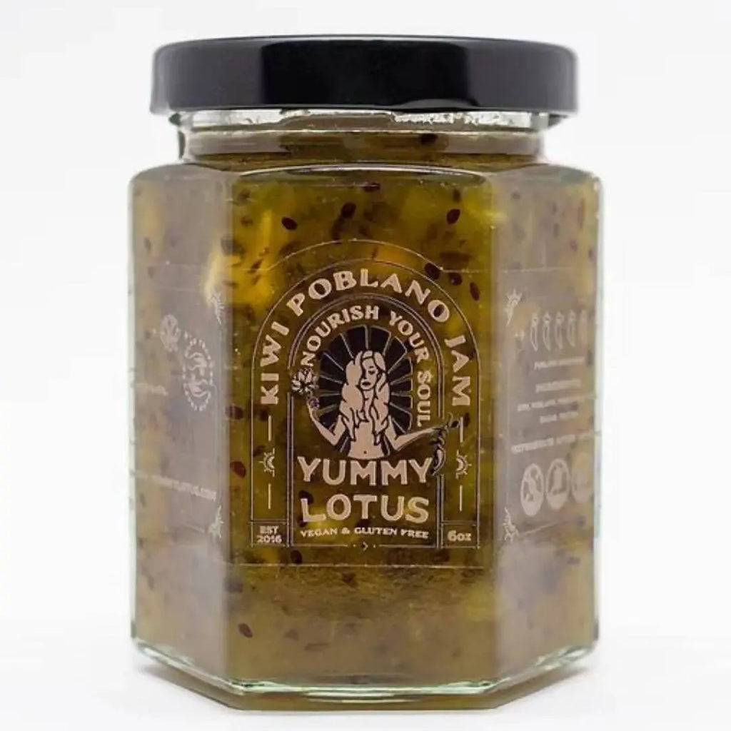 Kiwi Poblano Jam - 6 x 6oz by Farm2Me FARM2ME