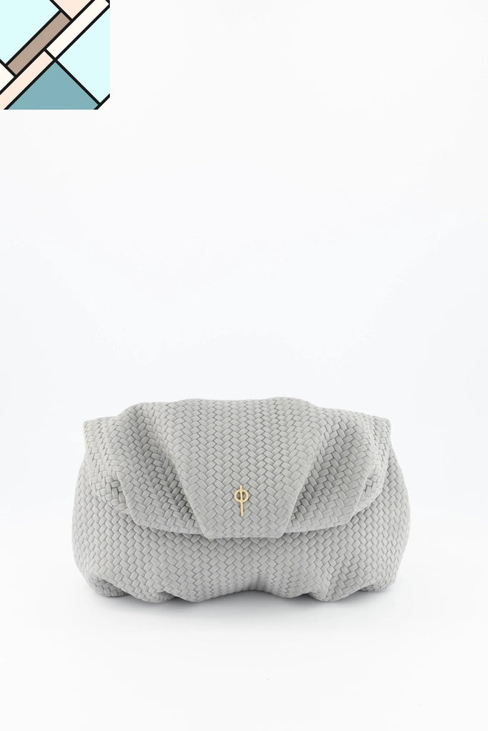 Leda Braid Handbag Grey OTRERA