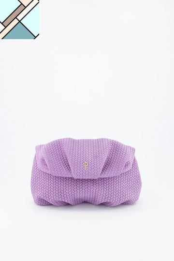 Leda Braid Handbag Purple OTRERA