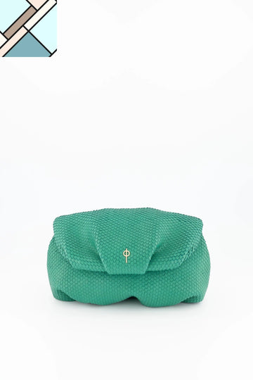 Leda Snake Handbag Green OTRERA