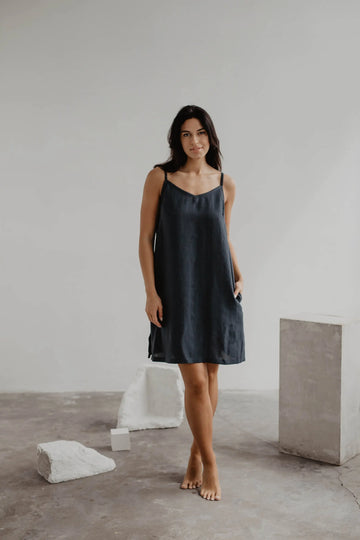 Linen slip dress ZOE by AmourLinen AMOURLINEN