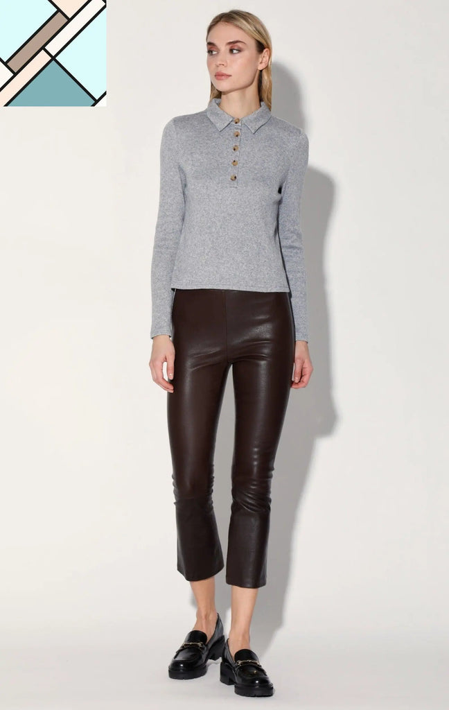 Lori Pant, Mocha - Leather by Walter Baker WALTER BAKER