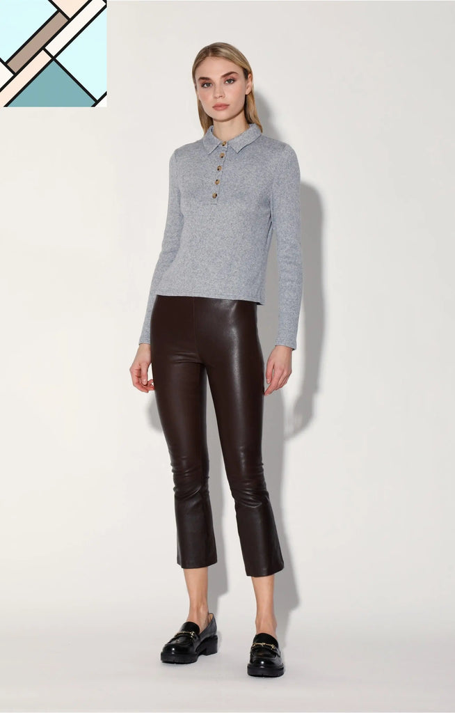 Lori Pant, Mocha - Leather by Walter Baker WALTER BAKER