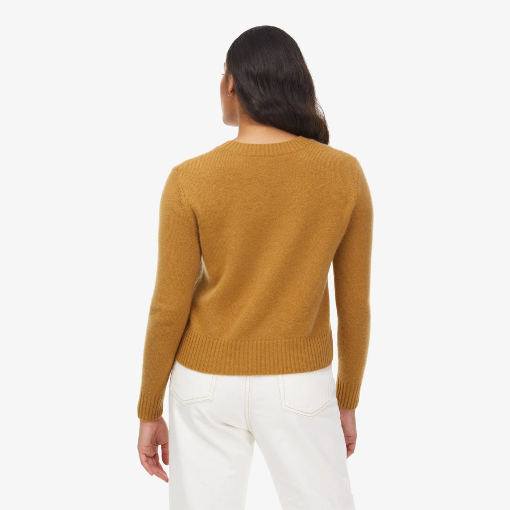 Mila Cashmere Boxy Crop Sweater by Italic Italic