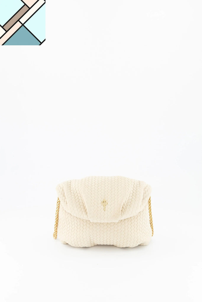 Mini Leda Braid Handbag Beige OTRERA