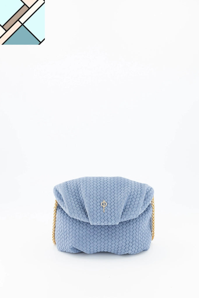 Mini Leda Braid Handbag Blue OTRERA