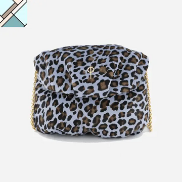 Mini Leda Handbag Leopard Blue OTRERA