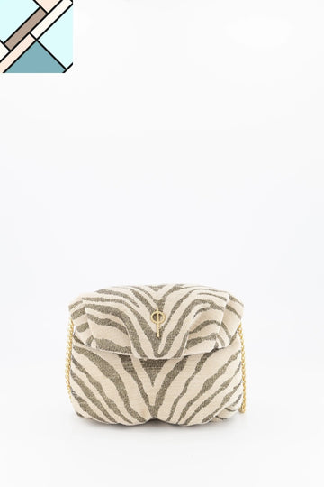 Mini Leda Handbag Zebra Beige OTRERA