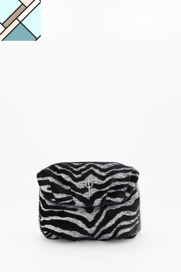 Mini Leda Handbag Zebra Black OTRERA