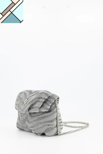 Mini Leda Handbag Zebra Grey OTRERA