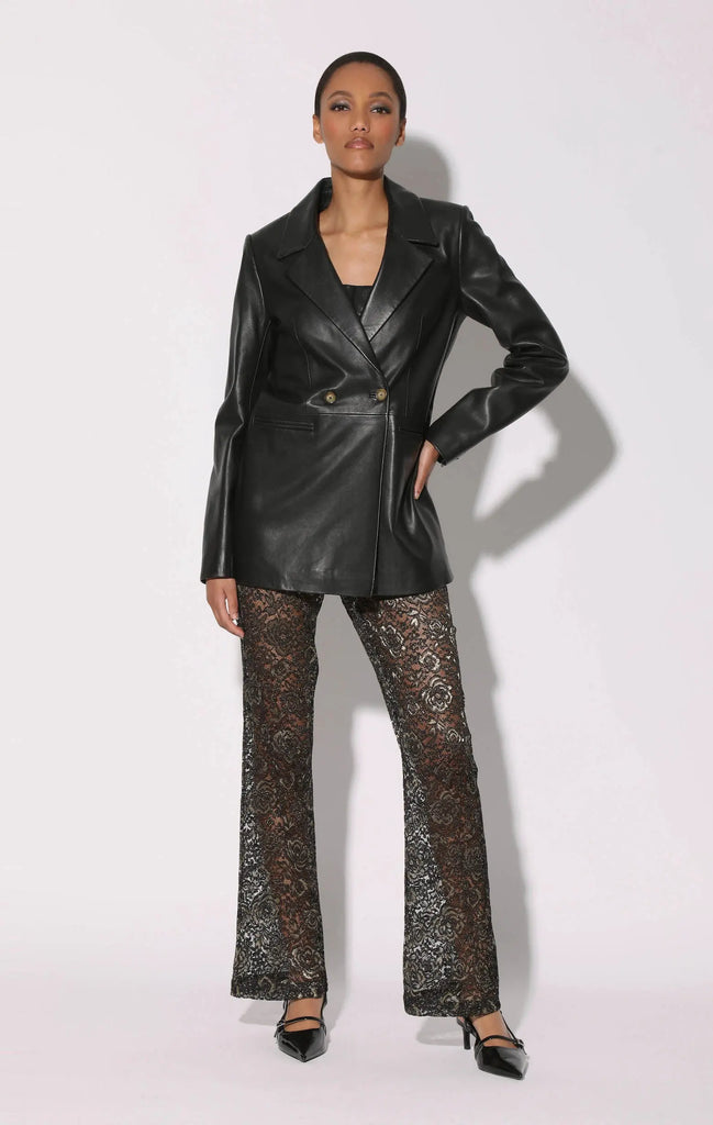 Misha Blazer, Black - Leather by Walter Baker Walter Baker