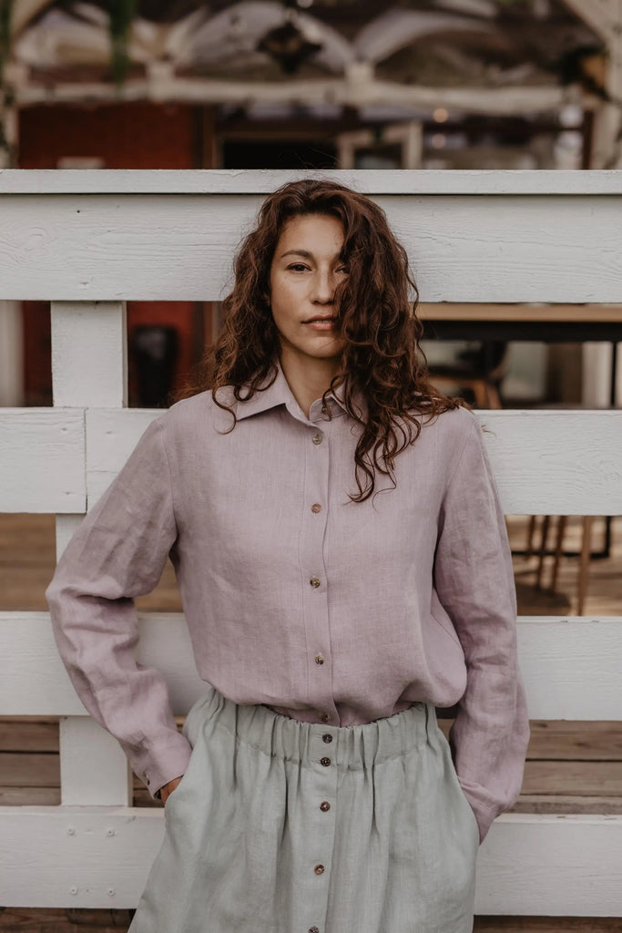 Nordkapp classic linen shirt by AmourLinen AMOURLINEN