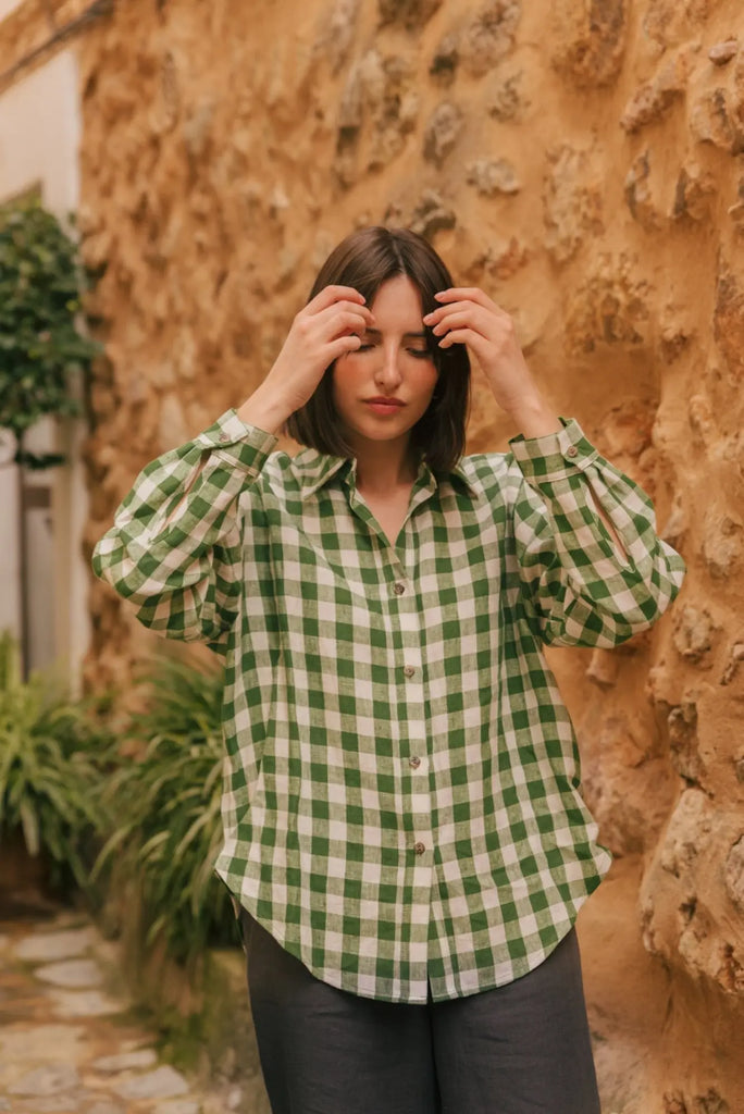 Odense casual linen shirt by AmourLinen AMOURLINEN