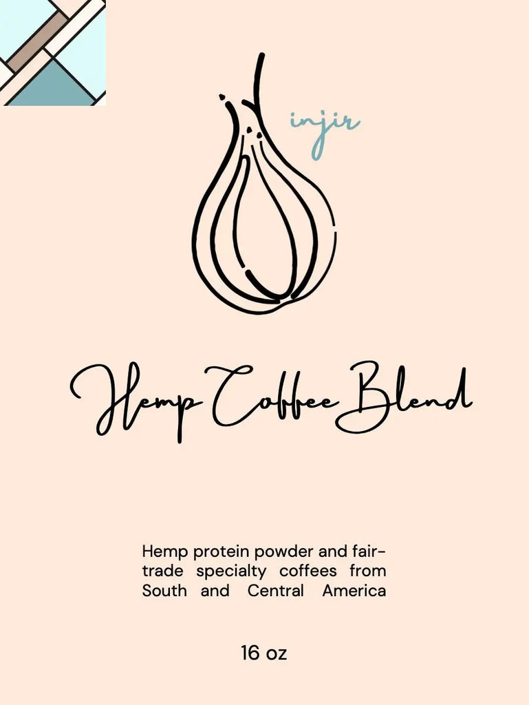 Organic Hemp Coffee Blend - Medium Roast 16oz INJIR