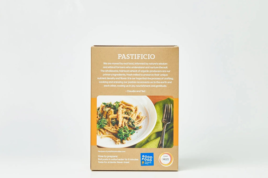 Pastificio Boulder CASARECCE Heritage Ancient Wheat Pasta Box - 6 boxes x 16oz case by Farm2Me FARM2ME