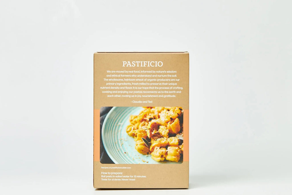 Pastificio Boulder ZUCCA Heritage Ancient Wheat Pasta Box - 6 boxes x 16oz case by Farm2Me FARM2ME