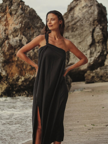 Pia Maxi Dress - Black by The Handloom The Handloom