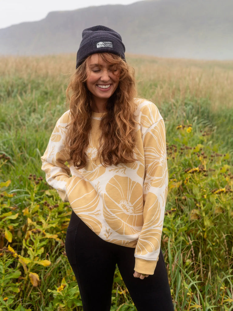 Poppies Pullover by Happy Earth Happy Earth