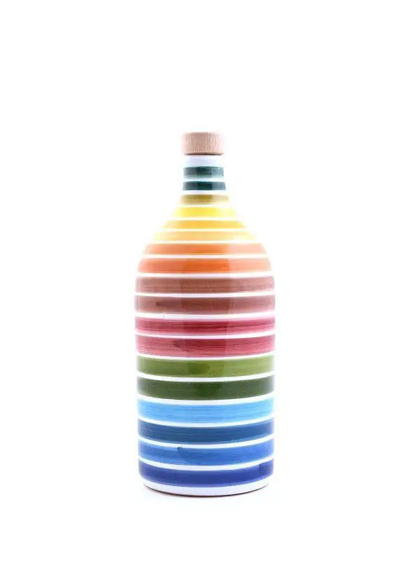 Rainbow Extra Virgin Olive Oil Ceramic by Zia Pia Zia Pia