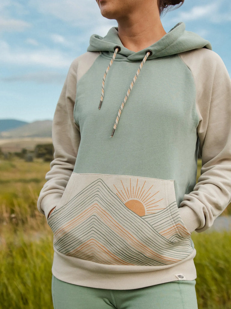 Rainbow Mountains Hoodie by Happy Earth Happy Earth