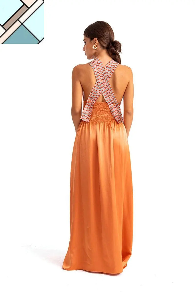 Rory Criss Cross Maxi Dress MOVOM