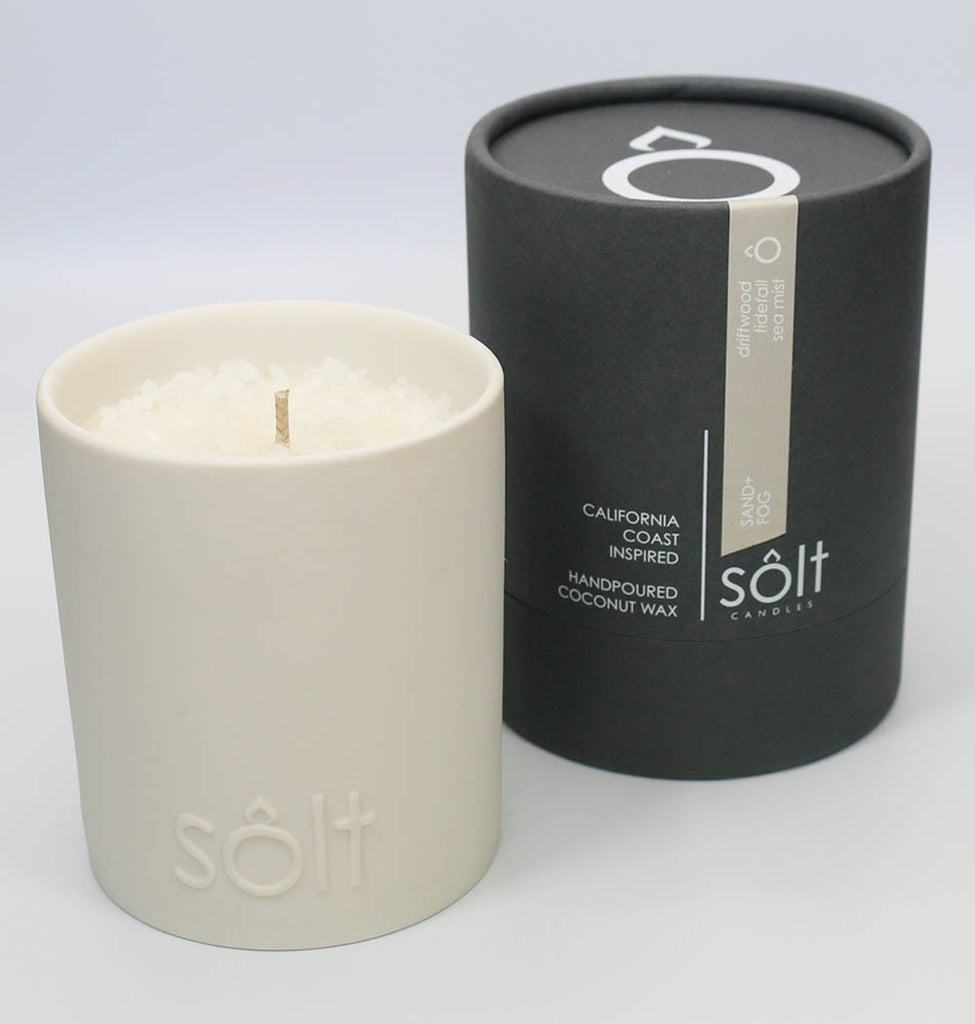 Sand + Fog Candle by SOLT CANDLES SOLT CANDLES