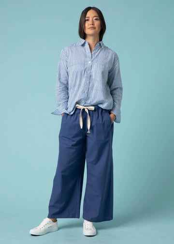 Shore Pant - Inky Blue by And For Good And For Good