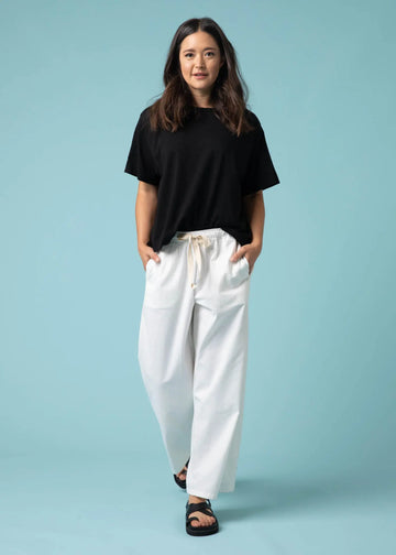 Shore Pant - White by And For Good And For Good