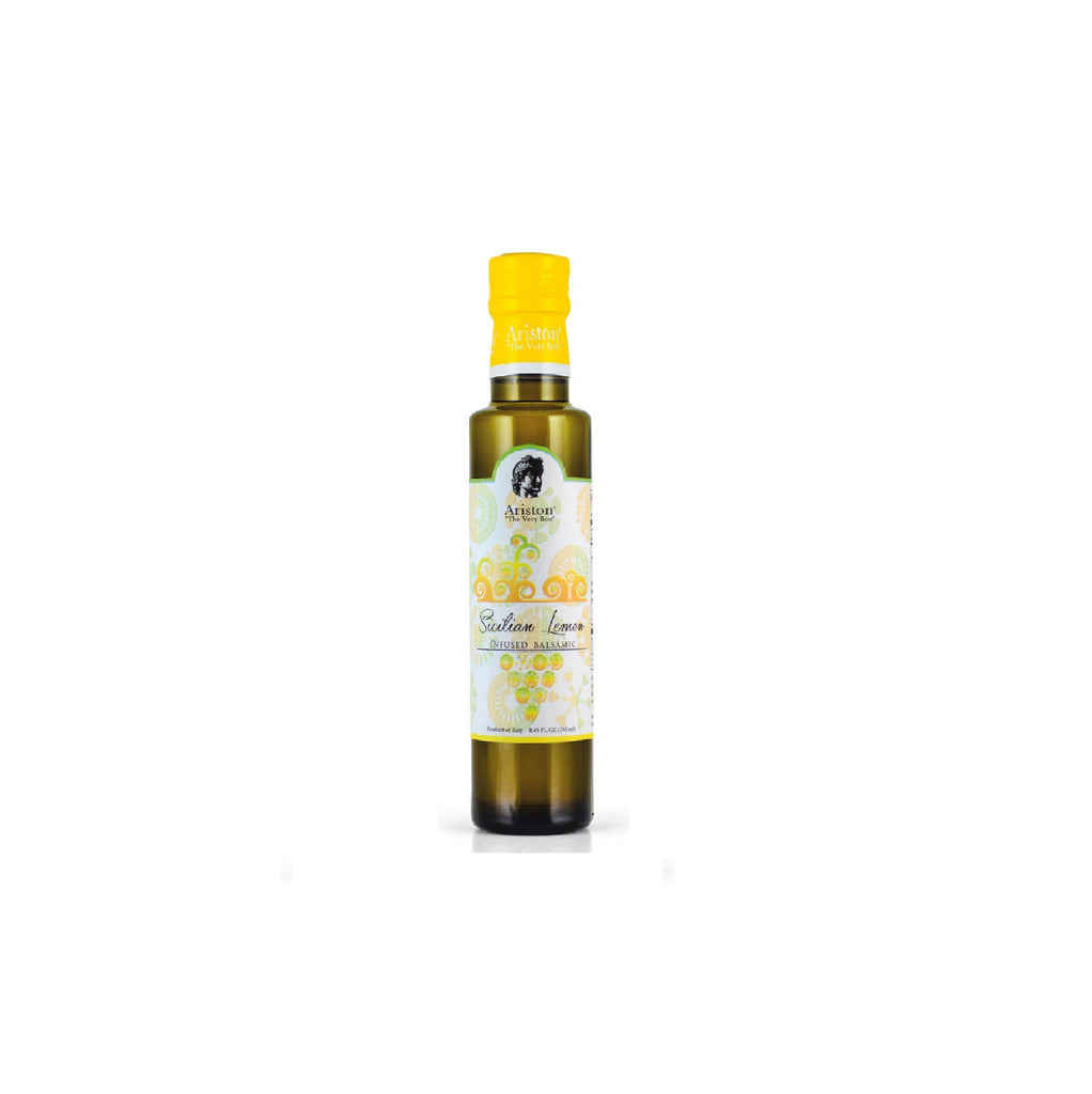 Sicilian Lemon Balsamic Vinegar - A Healthy and Flavorful Alternative to Traditional Vinegar 8.45 fl oz by Alpha Omega Imports ALPHA OMEGA IMPORTS