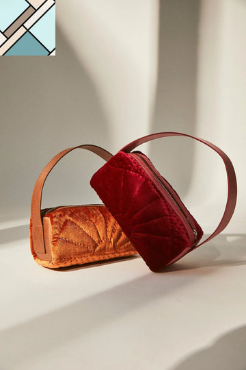 Şükran Velvet Saddle Bag ATELIER MELANGE