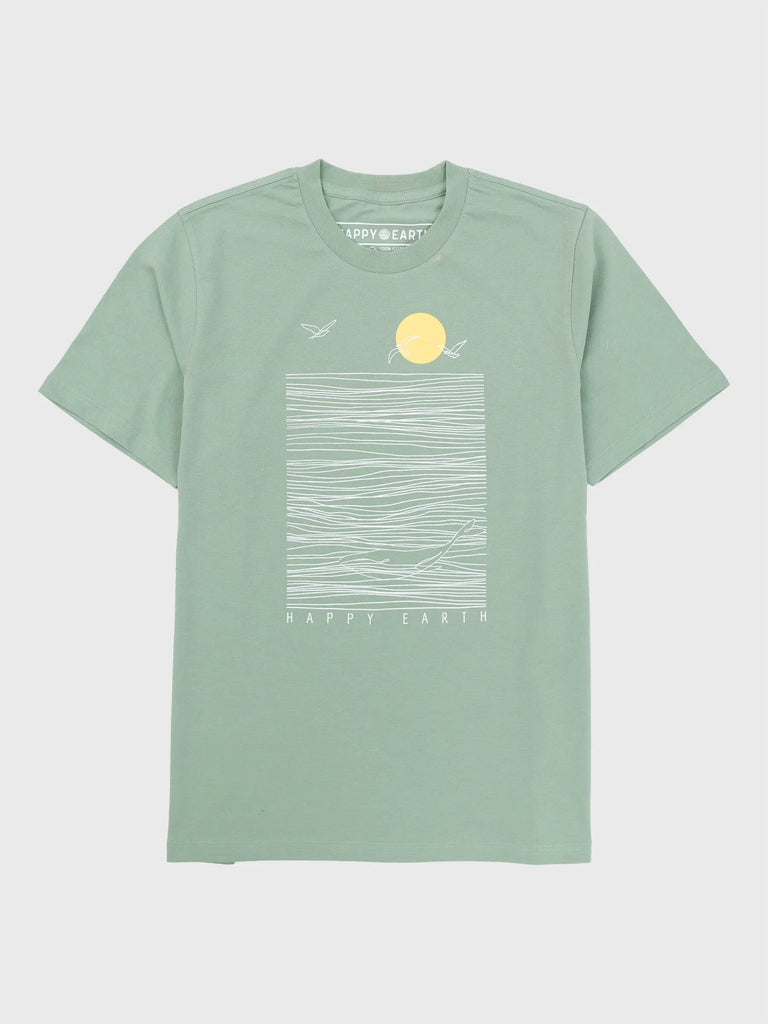 Summer Waves Tee by Happy Earth HAPPY EARTH