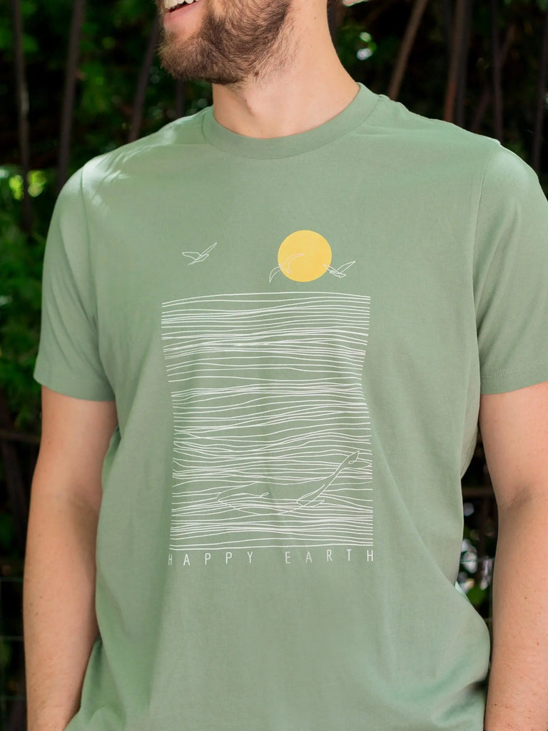 Summer Waves Tee by Happy Earth HAPPY EARTH