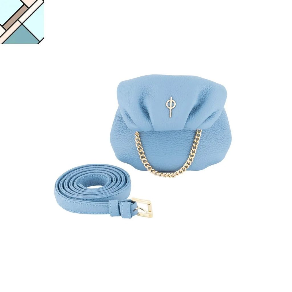 Tiny Floater Leda Handbag Blue OTRERA