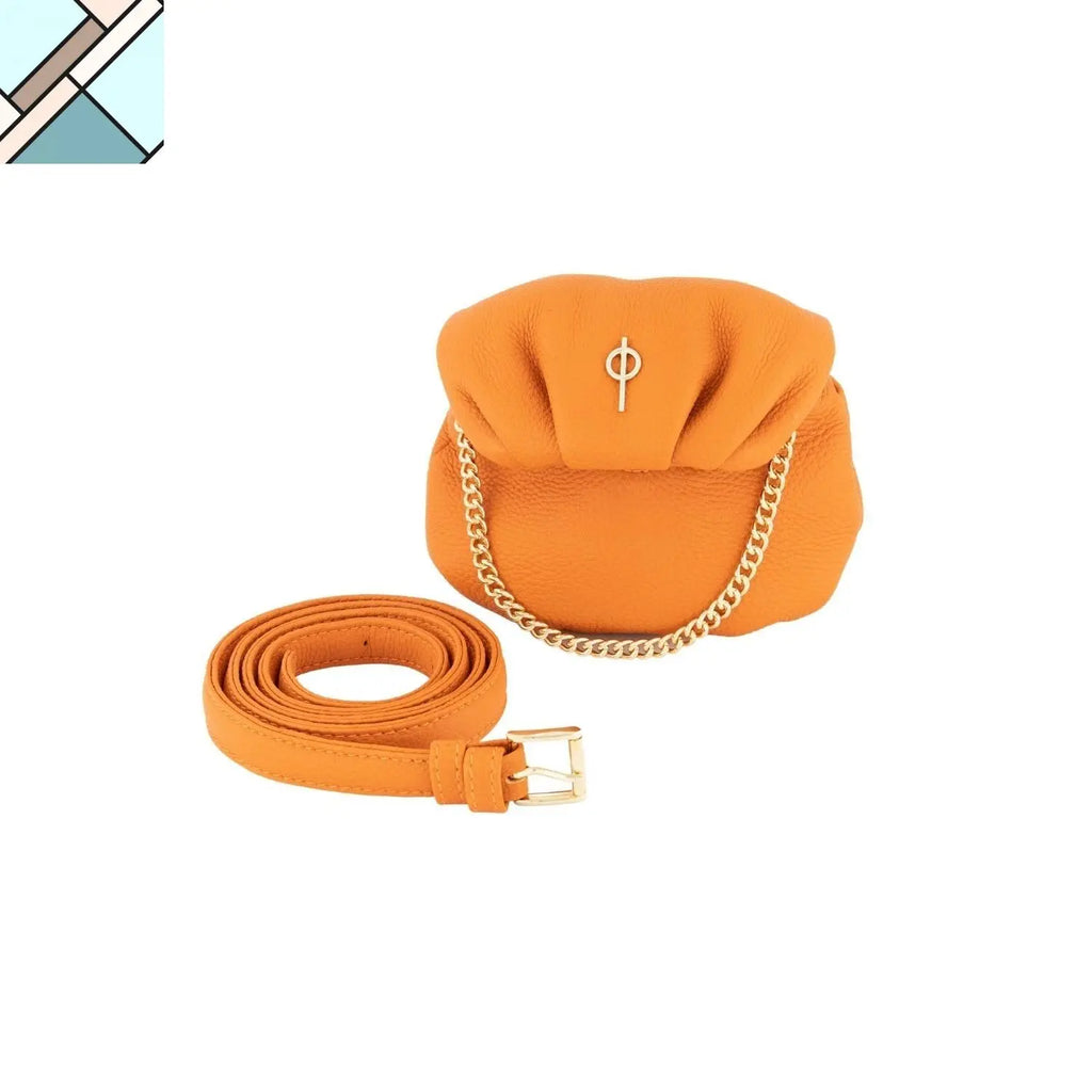 Tiny Floater Leda Handbag Orange OTRERA