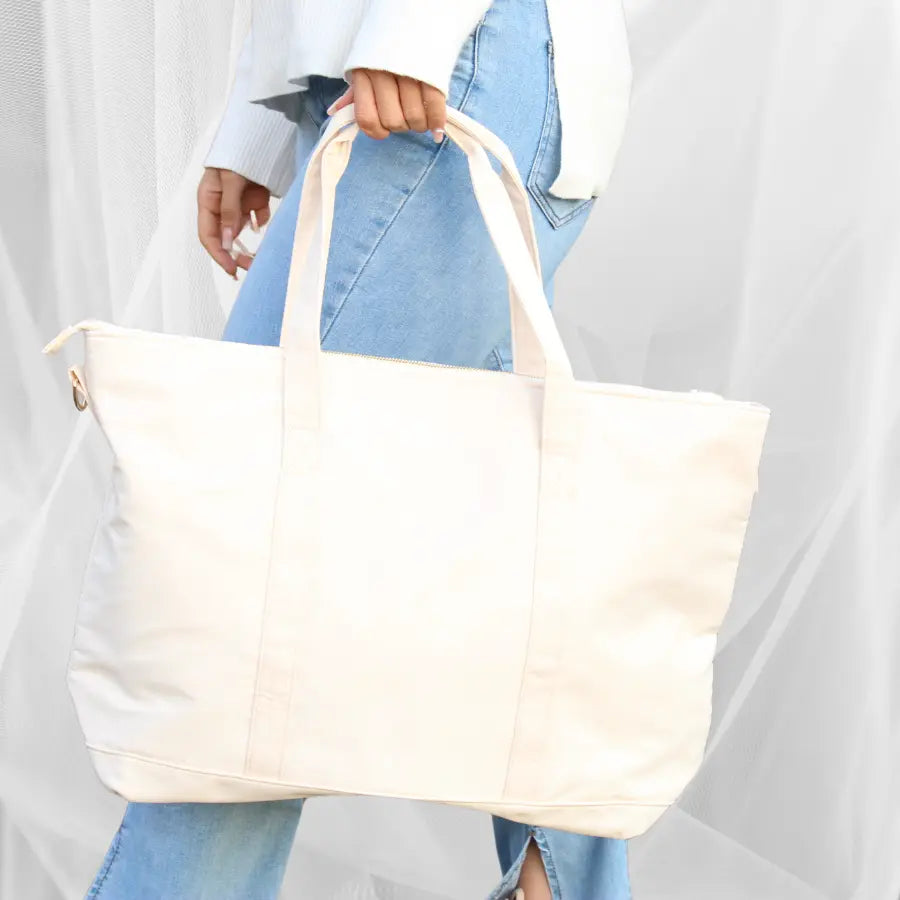 Tote Bag, Trendy Everyday Shopper, Durable Beach Handbag, Fashionable Travel Shoulder Purse by Dioura Dioura