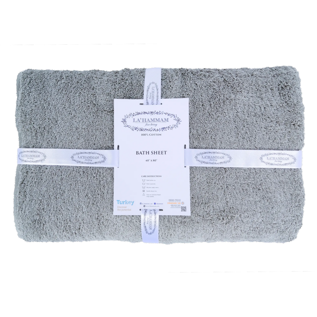 Turkish Cotton Bath Sheet Towel by La'Hammam La'Hammam