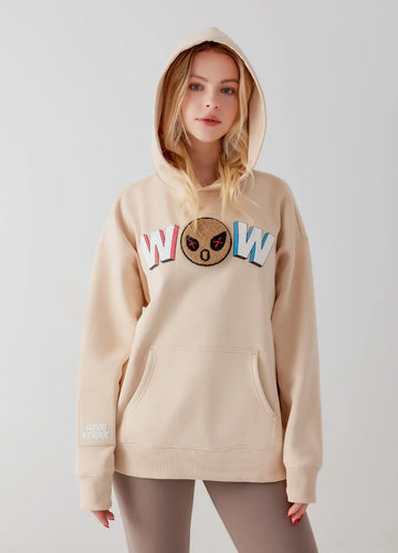 WOW  "Mood" Emoji Hoodie by Amoo Amoo