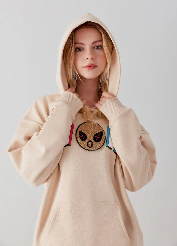 WOW  "Mood" Emoji Hoodie by Amoo Amoo